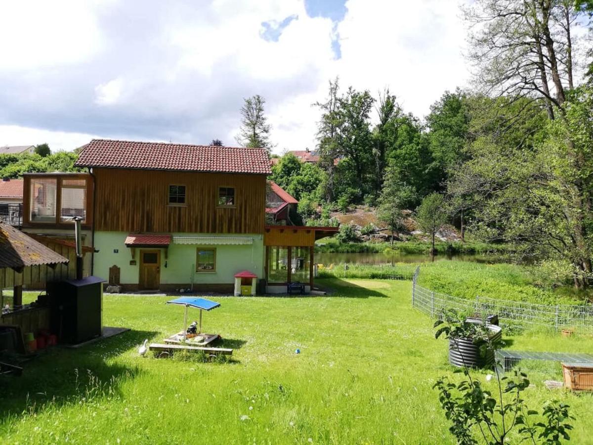 Ferienwohnung Und Sommerhaus Unter Der Burg Falkenberg  外观 照片