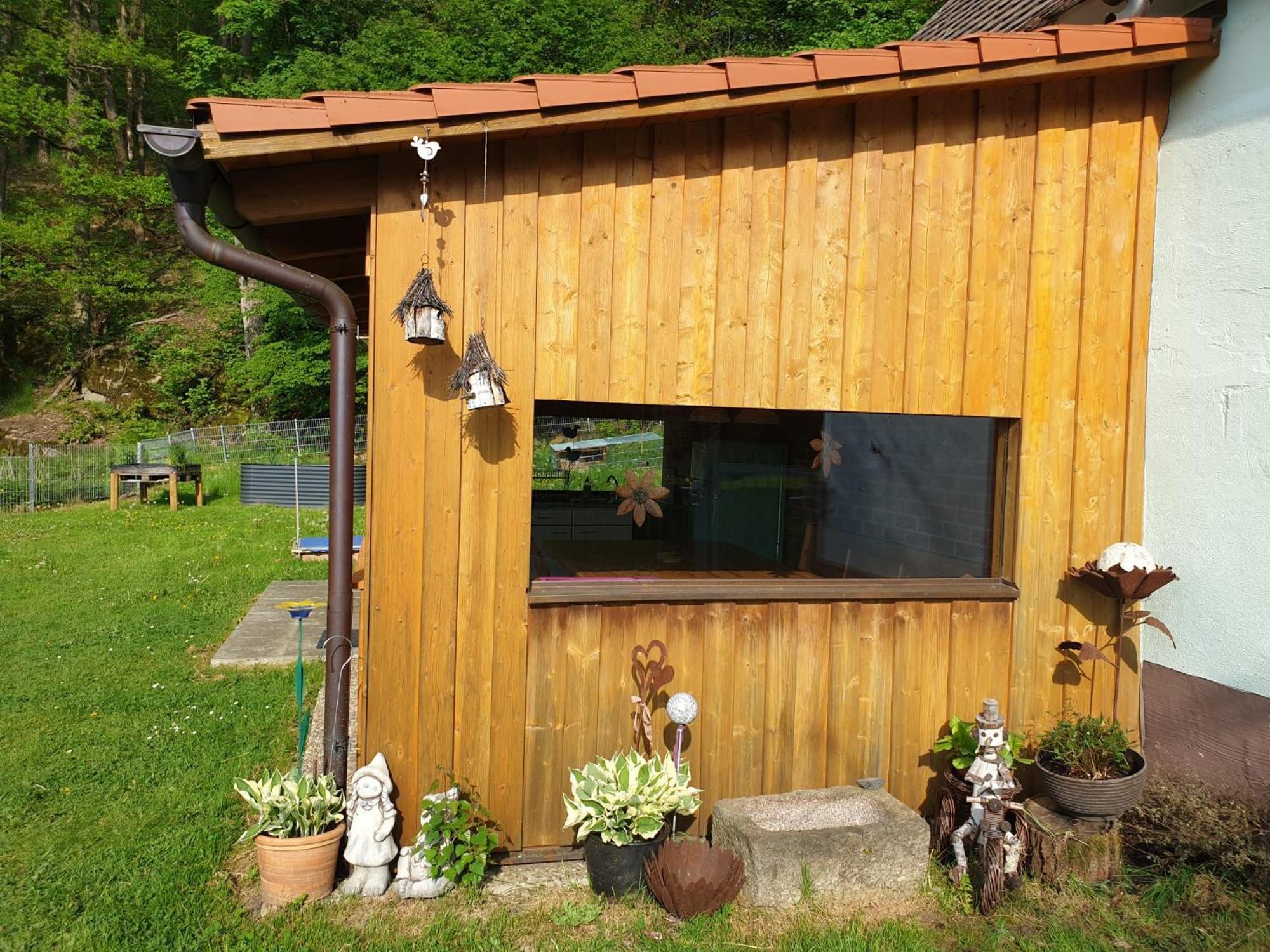 Ferienwohnung Und Sommerhaus Unter Der Burg Falkenberg  外观 照片